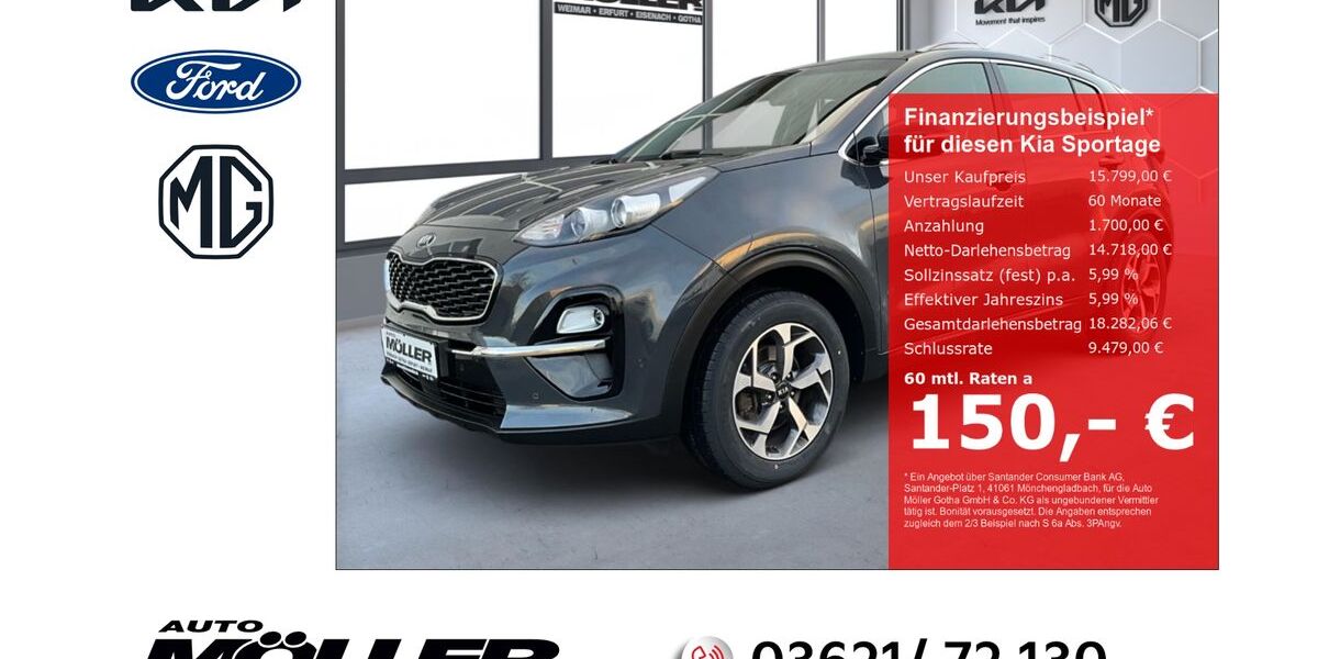 Kia Sportage 77.094 km 15.799 &euro; Gotha 99867