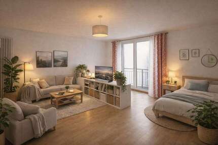 Wohnung Erfurt Johannesvorstadt - 1 Zimmer, 38 m&sup2;, 465&euro; | Angebot:25590987