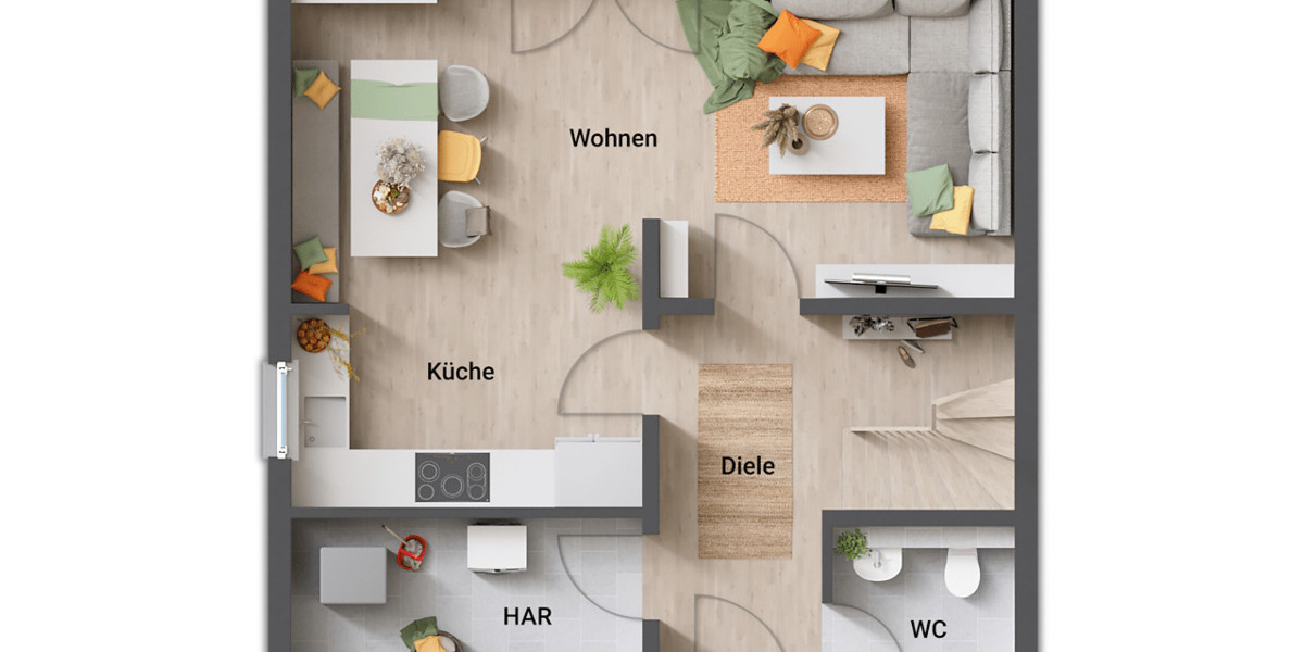Einfamilienhaus Gierstädt - 3 Zimmer, 103 m&sup2;, 336.285&euro; | Angebot:25837847