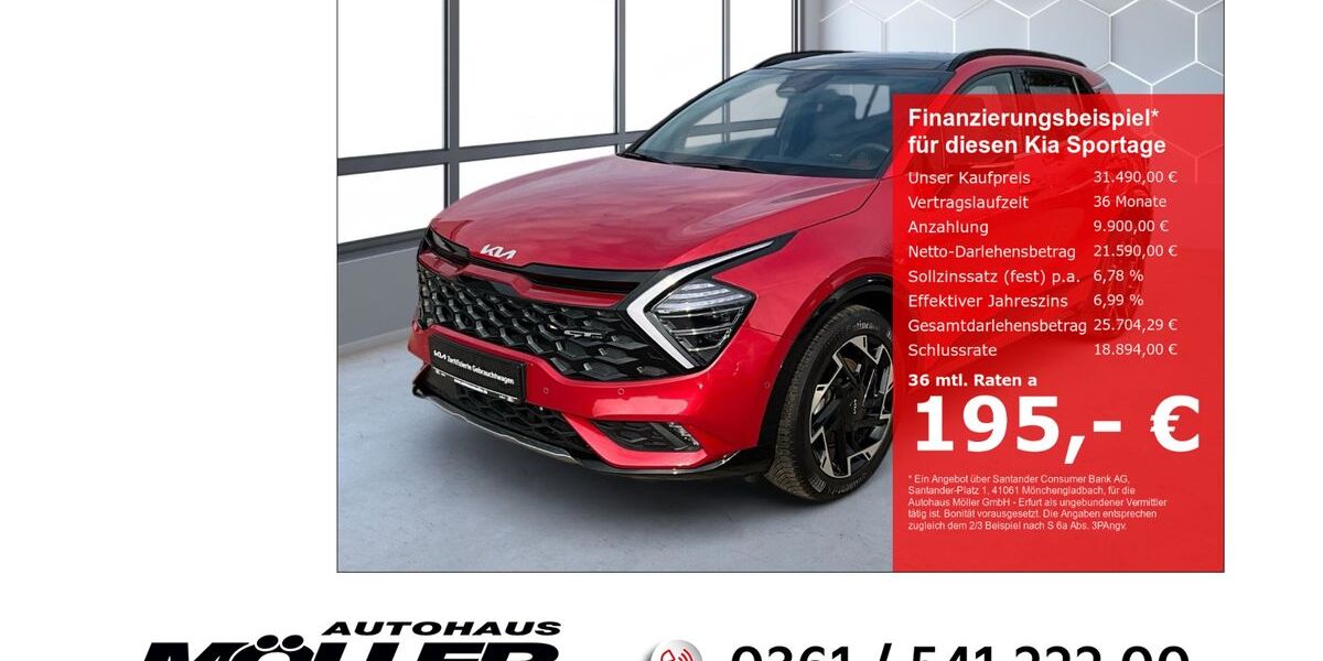 Kia Sportage 40.000 km 31.490 &euro; Erfurt 99087