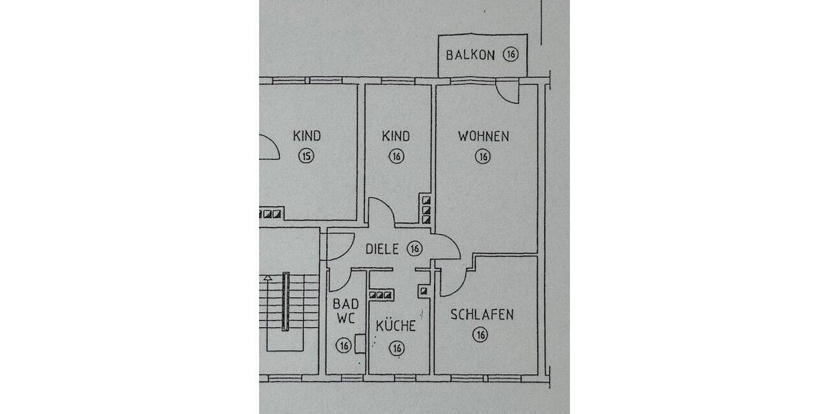 Etagenwohnung Erfurt Andreasvorstadt - 3 Zimmer, 59 m&sup2;, 111.900&euro; | Angebot:26544613