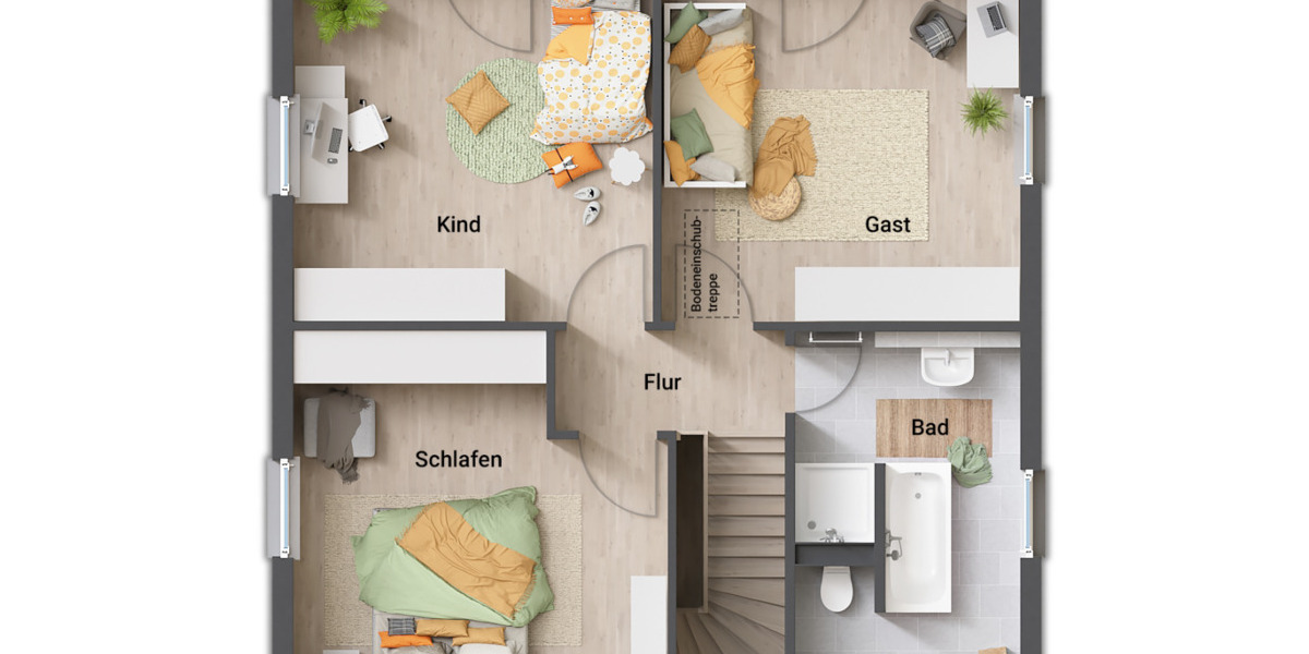 Einfamilienhaus Erfurt Kühnhausen - 4 Zimmer, 129 m&sup2;, 440.490&euro; | Angebot:24711221