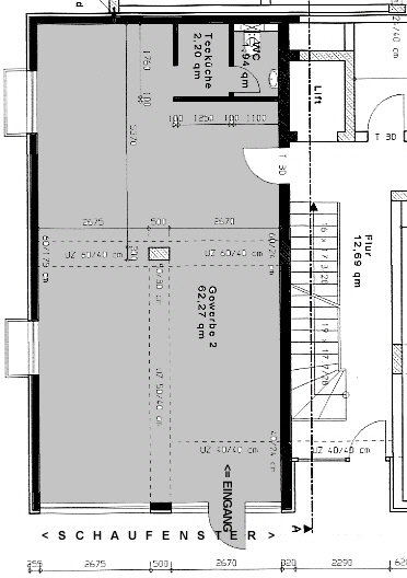 Moderner kleiner Laden in der historischen Altstadt 2 zimmer