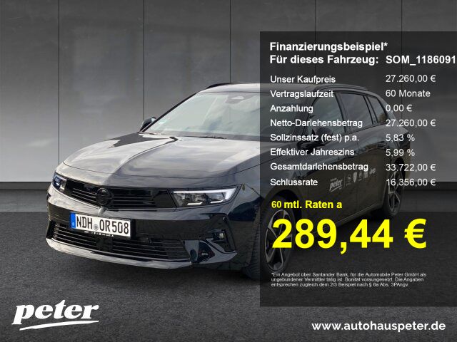 Opel Astra 5.000 km 27.260 € Sömmerda 99610