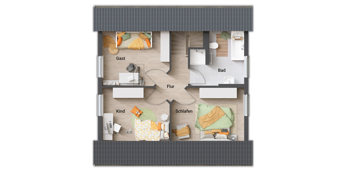 Einfamilienhaus Nessetal-Hochheim Hochheim - 4 Zimmer, 109 m&sup2;, 282.380&euro; | Angebot:25248997