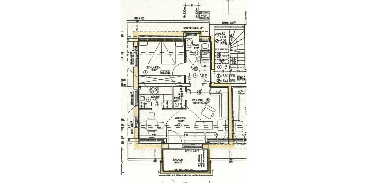 Dachgeschoßwohnung Grammetal - 2 Zimmer, 43 m&sup2;, 79.000&euro; | Angebot:22936026