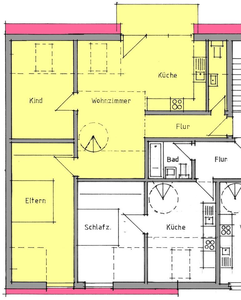Maisonettewohnung mit Fernblick zimmer
