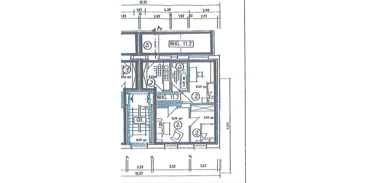 Hochparterre Erfurt Hochheim - 3 Zimmer, 57 m&sup2;, 570&euro; | Angebot:25758199
