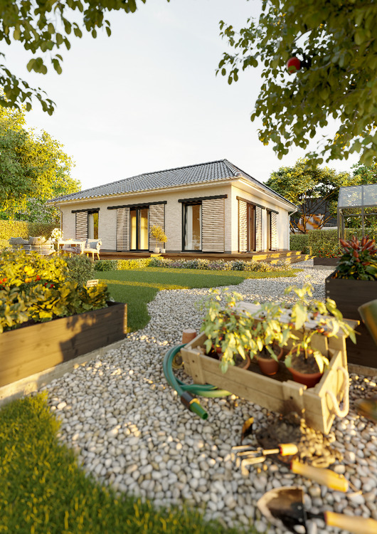 Großartig & praktisch leben in Ihrem Town & Country Bungalow 92 in Großfahner 4 zimmer