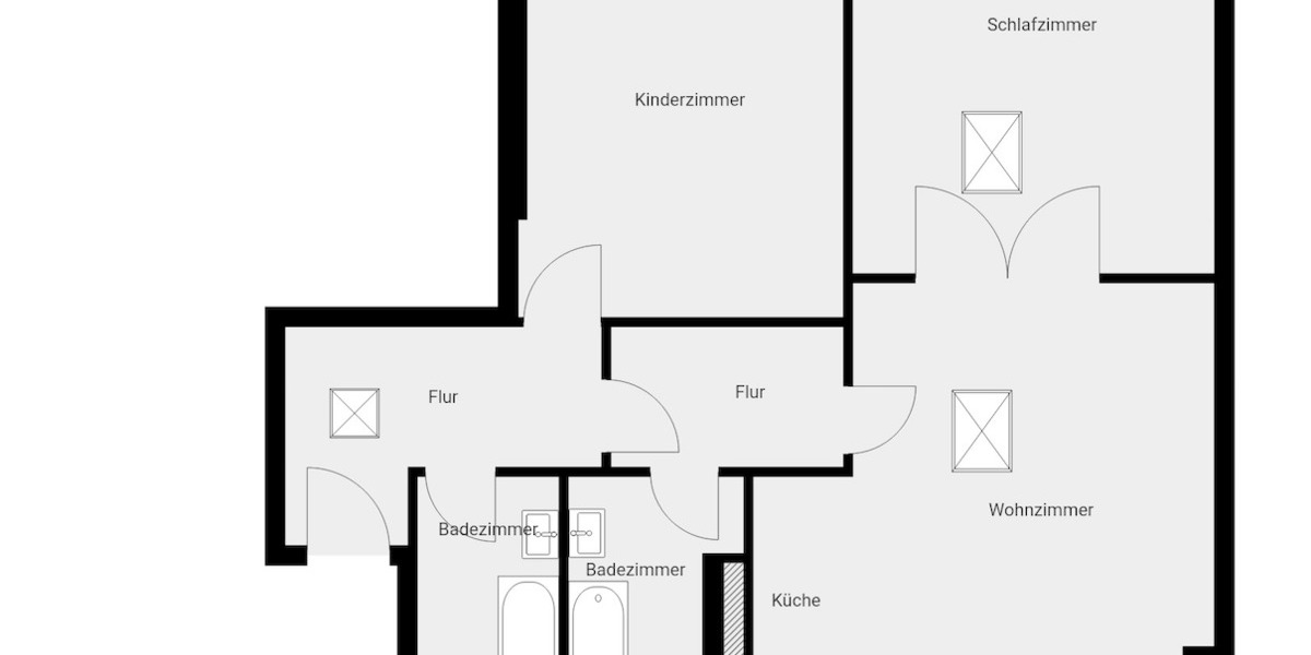 Etagenwohnung Weimar Westvorstadt - 3 Zimmer, 86 m&sup2;, 219.000&euro; | Angebot:26274215