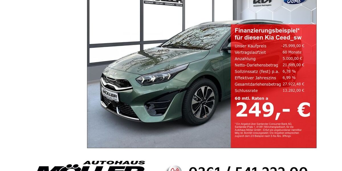 Kia ceed Sportswagon 9.766 km 25.440 &euro; Erfurt 99087