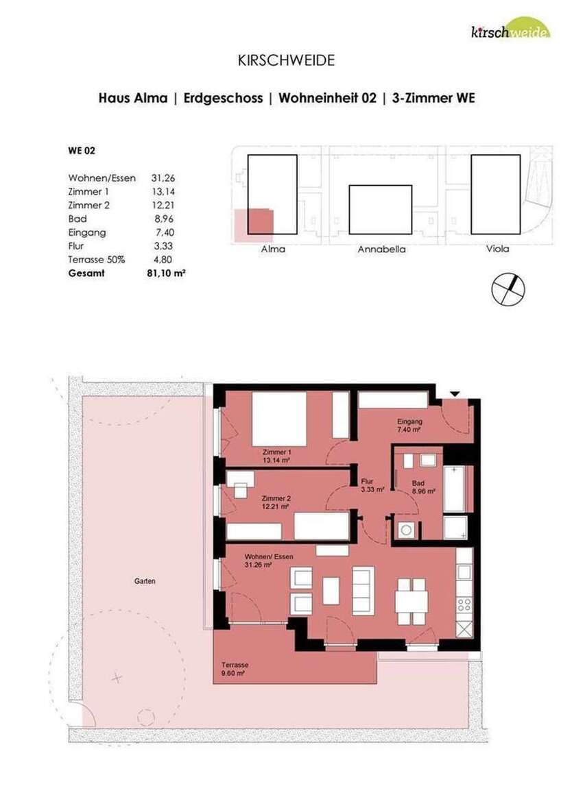 Neubau - Wohnen und investieren in der Stadt der Dichter und Denker! 3 zimmer
