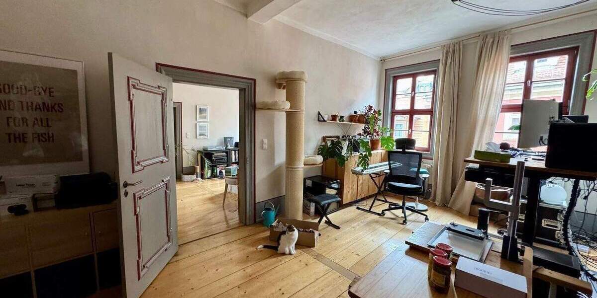 Etagenwohnung Weimar Altstadt - 4 Zimmer, 132 m&sup2;, 480.000&euro; | Angebot:24972795