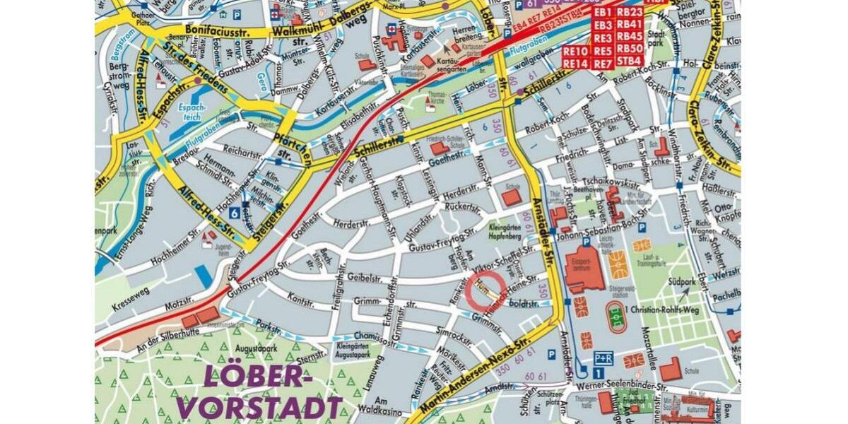 Dachgeschoßwohnung Erfurt Daberstedt - 3 Zimmer, 89 m&sup2;, 1.190&euro; | Angebot:24892016